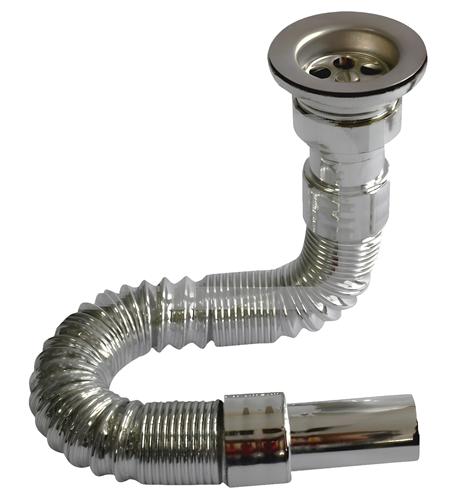 KROM LAVABO SİFONU 